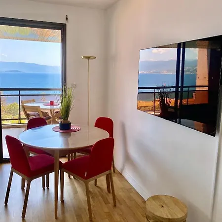 Grand T2 Standing Proche Centre Et Plages Vue Panoramique Parking Prive Daire Ajaccio (Corsica)