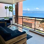 Grand T2 Standing Proche Centre Et Plages Vue Panoramique Parking Prive Apartman Ajaccio