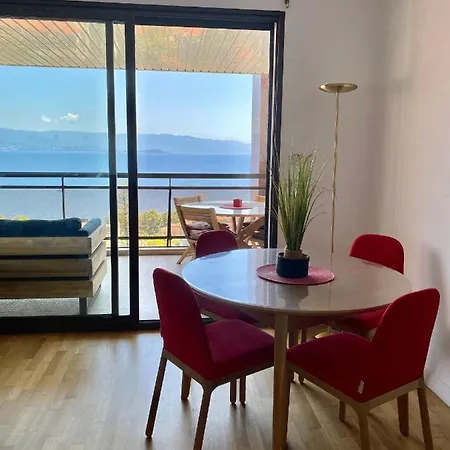 Grand T2 Standing Ajaccio Proche Centre Et Plages Vue Panoramique Parking Prive